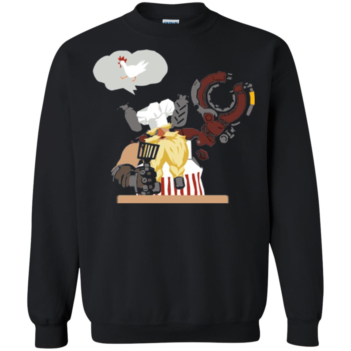 Overwatch Torbjorn Chef Spray T-shirt Black