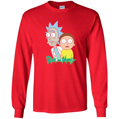 Film T-shirt Rick And Morty Stunned Red
