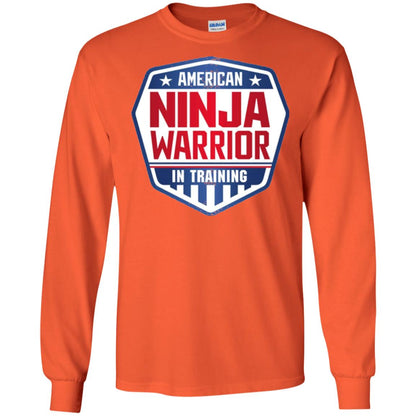 American Ninja Warrior In Training T-shirt Orange