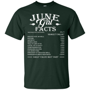 June Girl Facts Facts T-shirtG200 Gildan Ultra Cotton T-Shirt