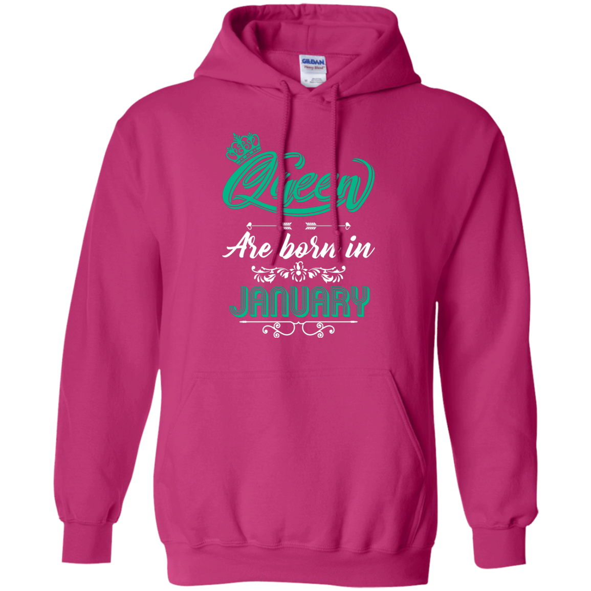 Brithday T-Shirt Queen Are Born In January Heliconia