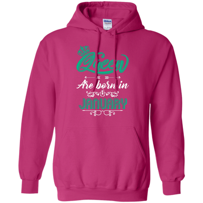 Brithday T-Shirt Queen Are Born In January Heliconia