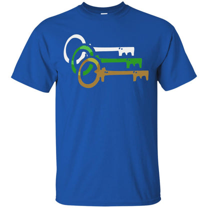 Player One Ready Keys Gamer T-shirt Royal