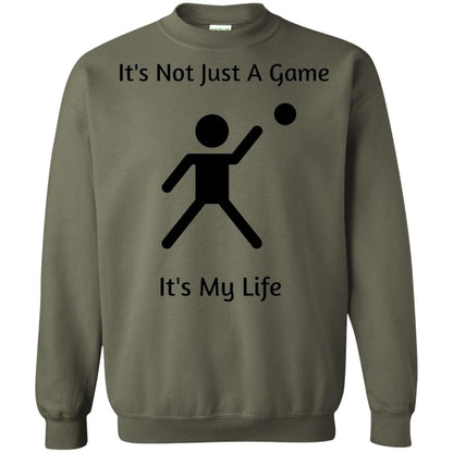 Basketball Shirt Its Not Just A Game Its My Life Military Green