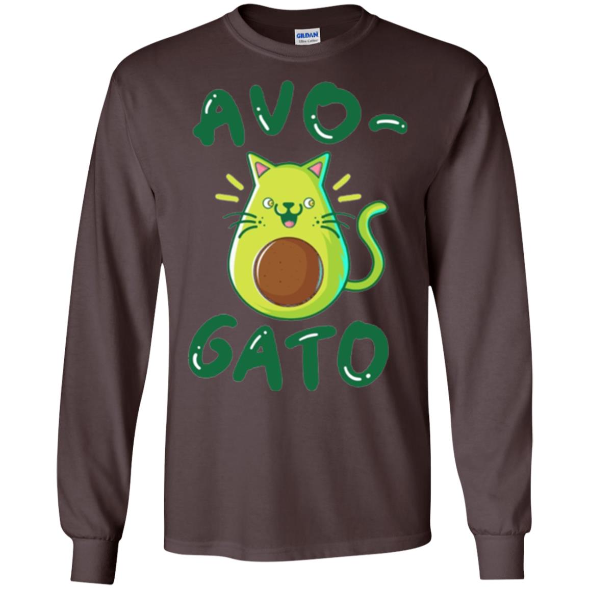 Cat Lovers T-shirt Avocado Avogato Dark Chocolate