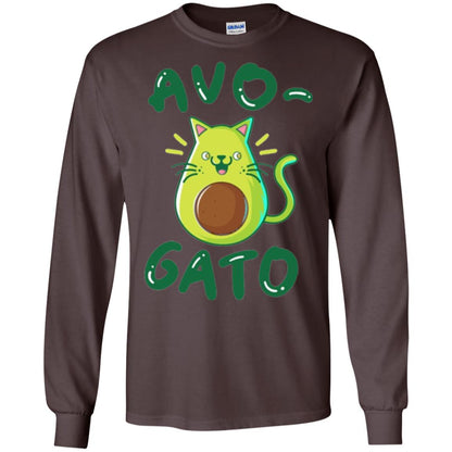 Cat Lovers T-shirt Avocado Avogato Dark Chocolate