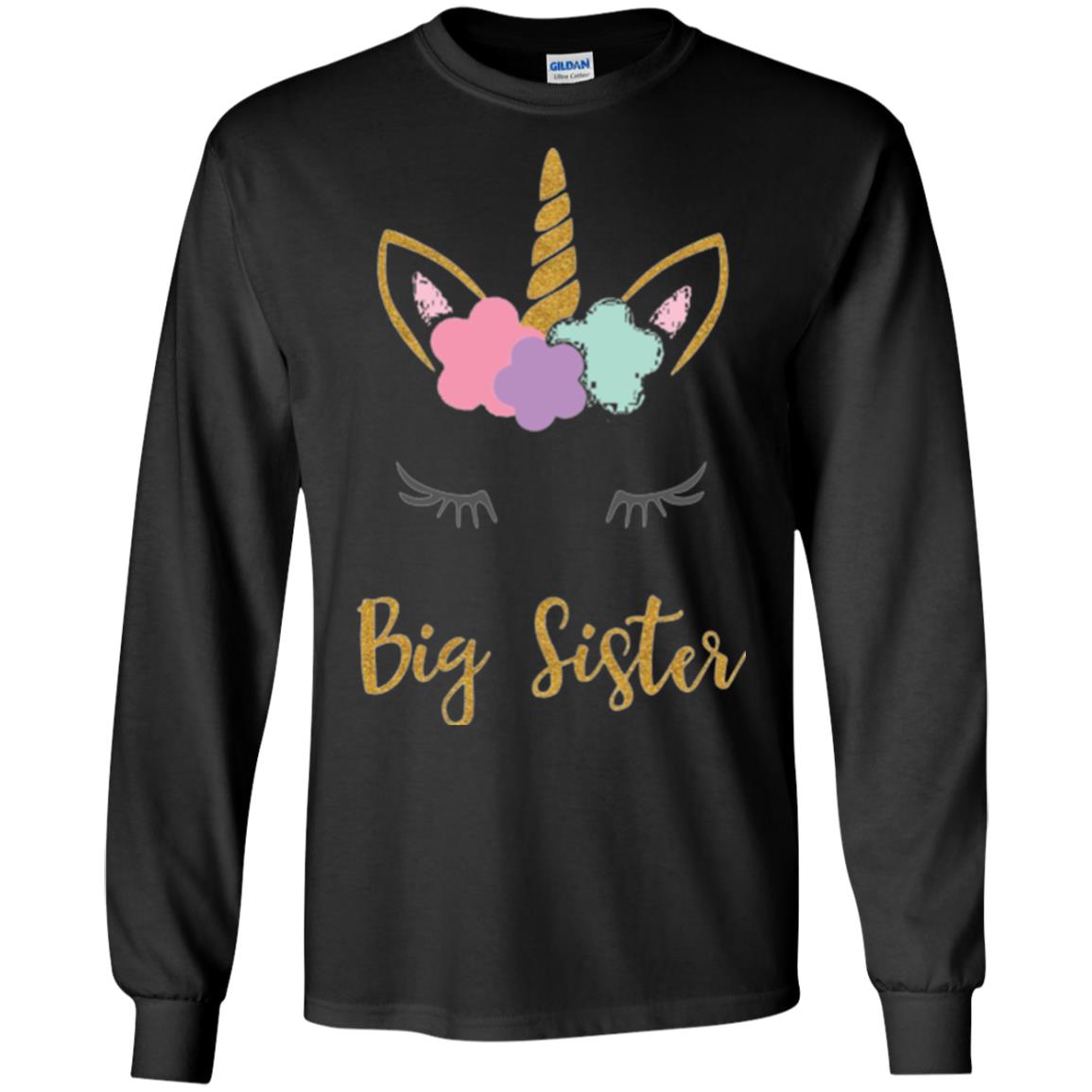 Family T-shirt Big Sister Black