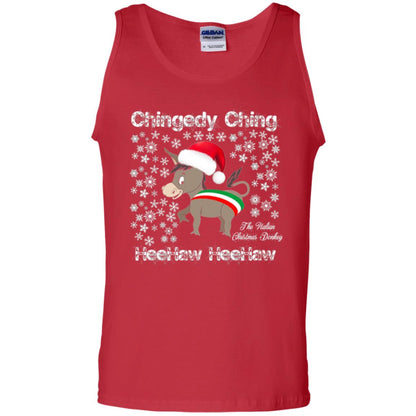 Christmas T-shirt The Italian Christmas Donkey Red