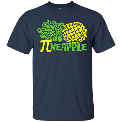 Cool Pineapple Gift Shirt For Pi Day Navy