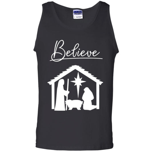 Christian Christmas T-shirt Believe Jesus Celebrate Black