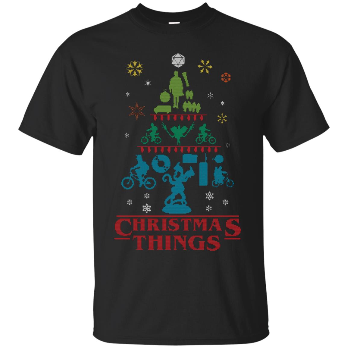 Christmas Things Shirts Black