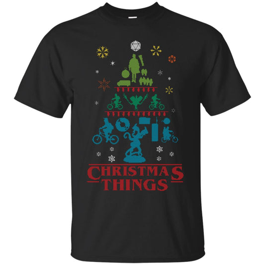 Christmas Things Shirts Black