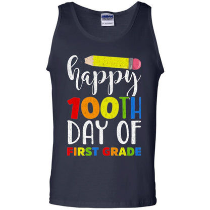 Children T-shirt Happy 100th Day Of First Grade Navy