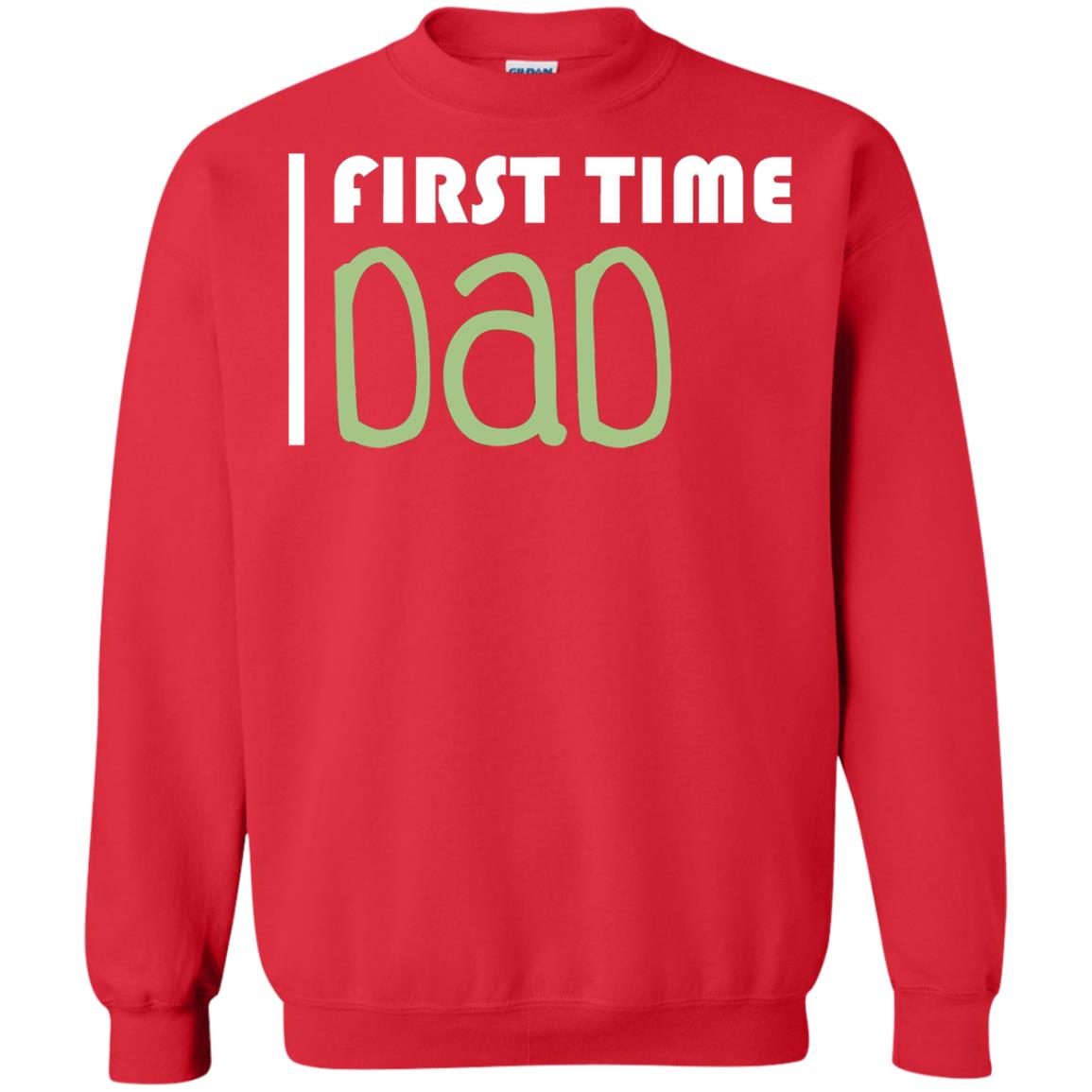 First Time Dad New Dad Shirt Red