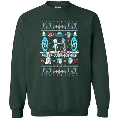 Cartoon T-shirt Build A Snowmorty Forest Green