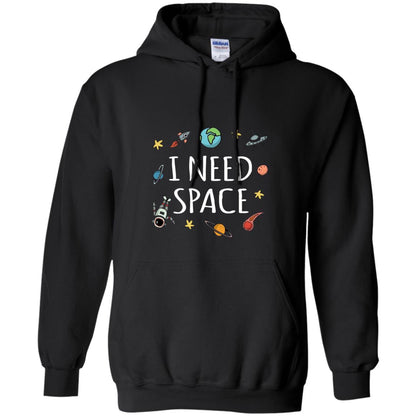 Funny I Need Space T-shirt Black