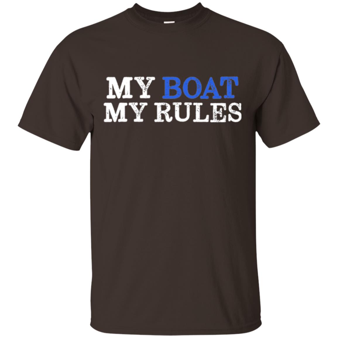 My Boat My Rules T-shirt Dark Chocolate
