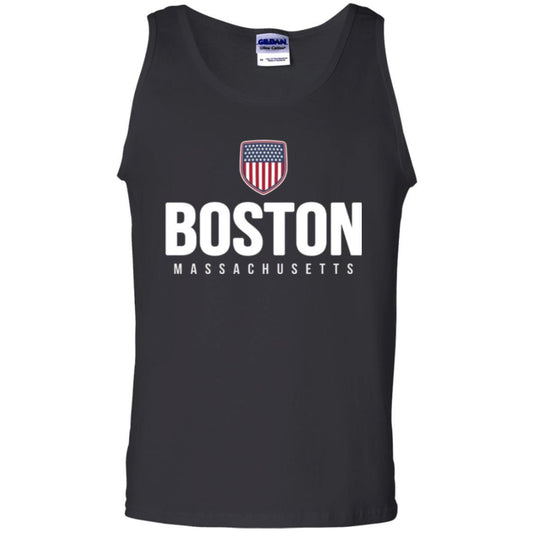 Boston Massachusetts T-shirt Black