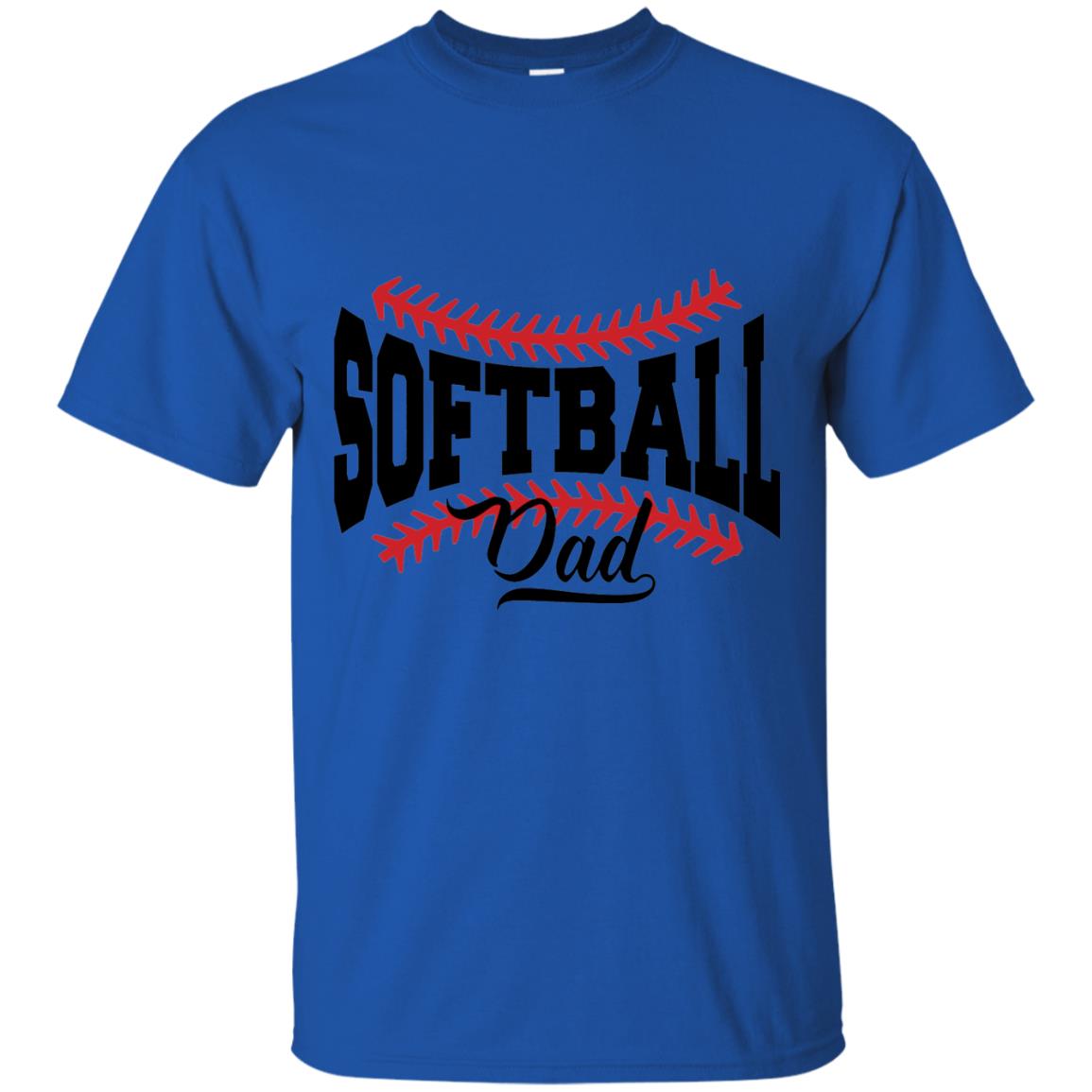 Softball Dad T-shirt Royal