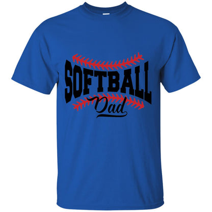 Softball Dad T-shirt Royal
