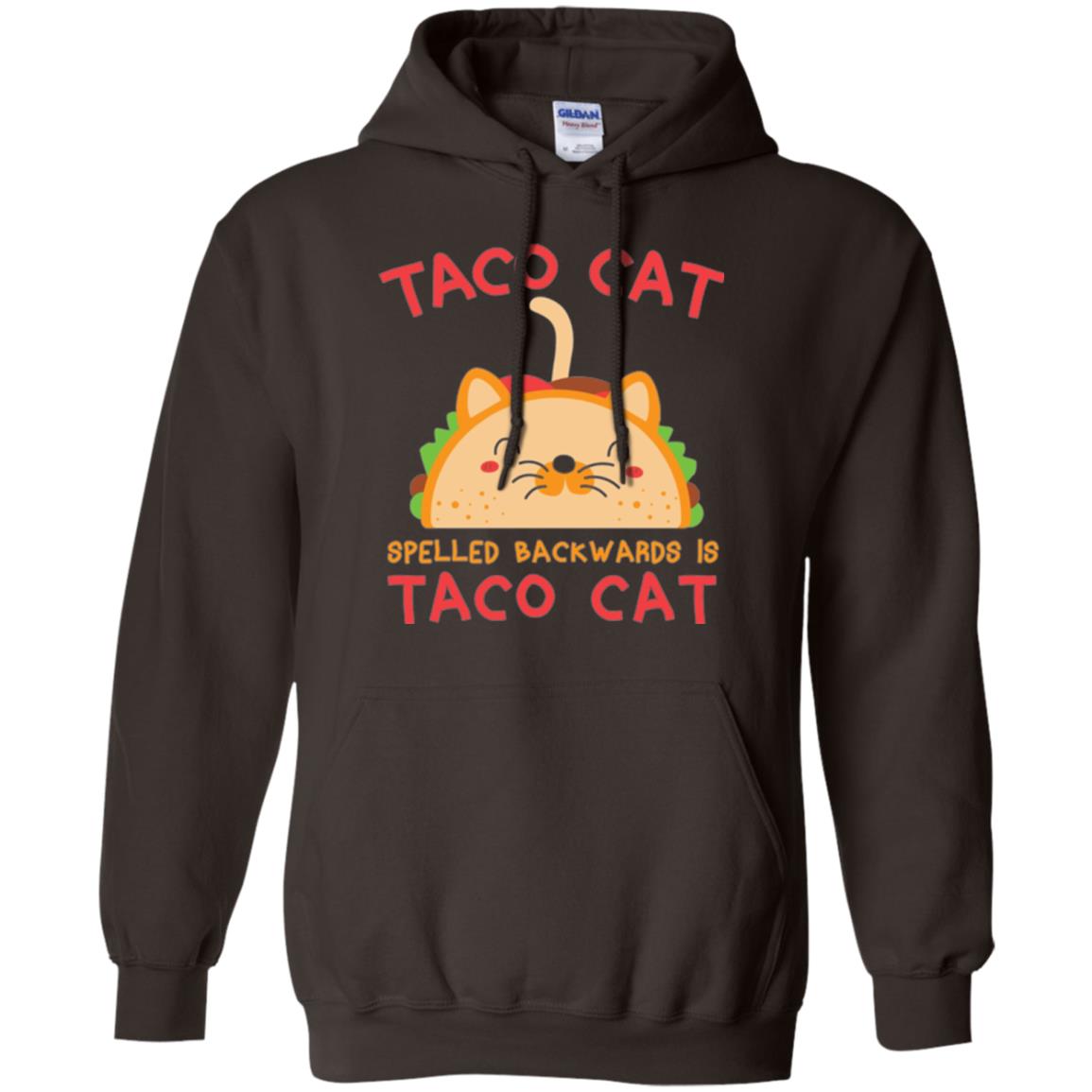 Taco Cat T-shirt Spelled Backwards Is Taco Cat Dark Chocolate