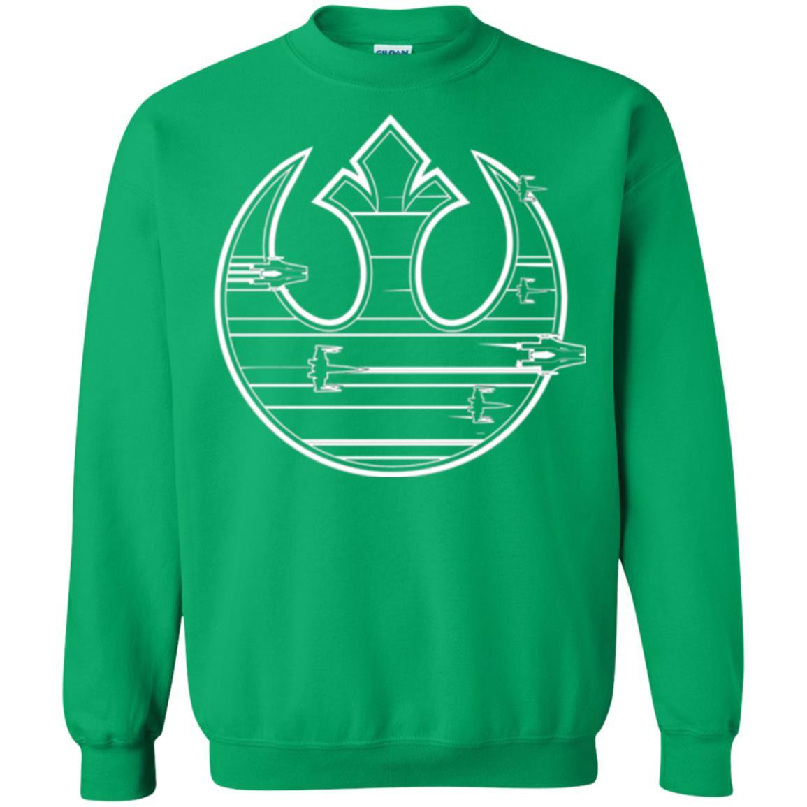 Film T-shirt Last Jedi Rebel Resistance Ship Logo Irish Green