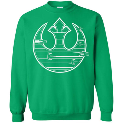 Film T-shirt Last Jedi Rebel Resistance Ship Logo Irish Green