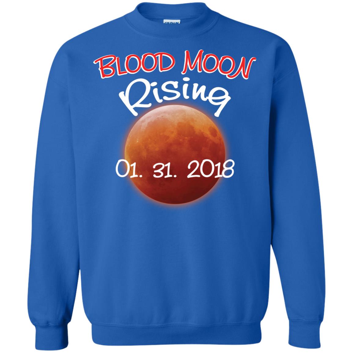 Blood Moon T-shirt Rising 01.31.2018 Royal