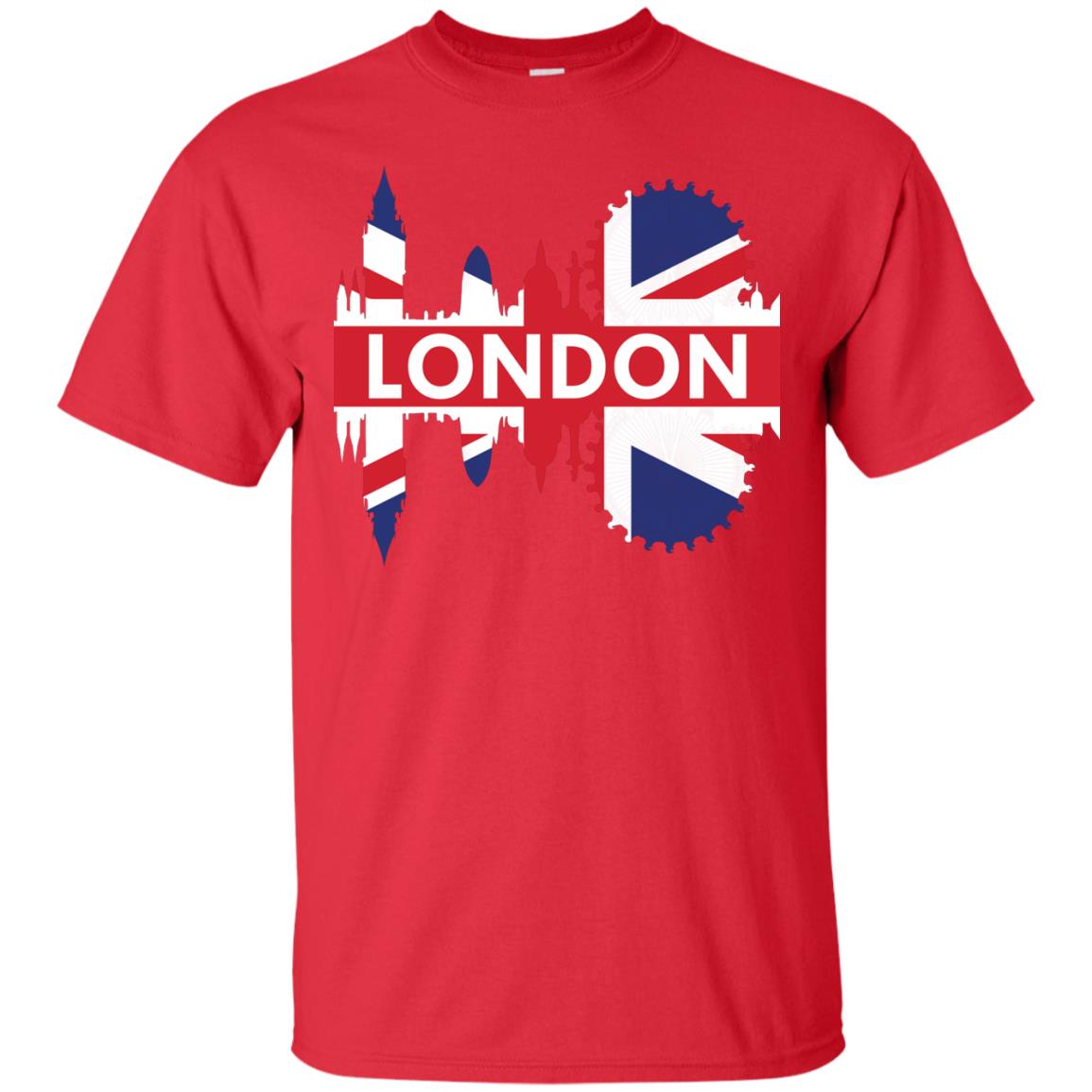 Flag Of United Kingdom London Gift Shirt For Britain Red