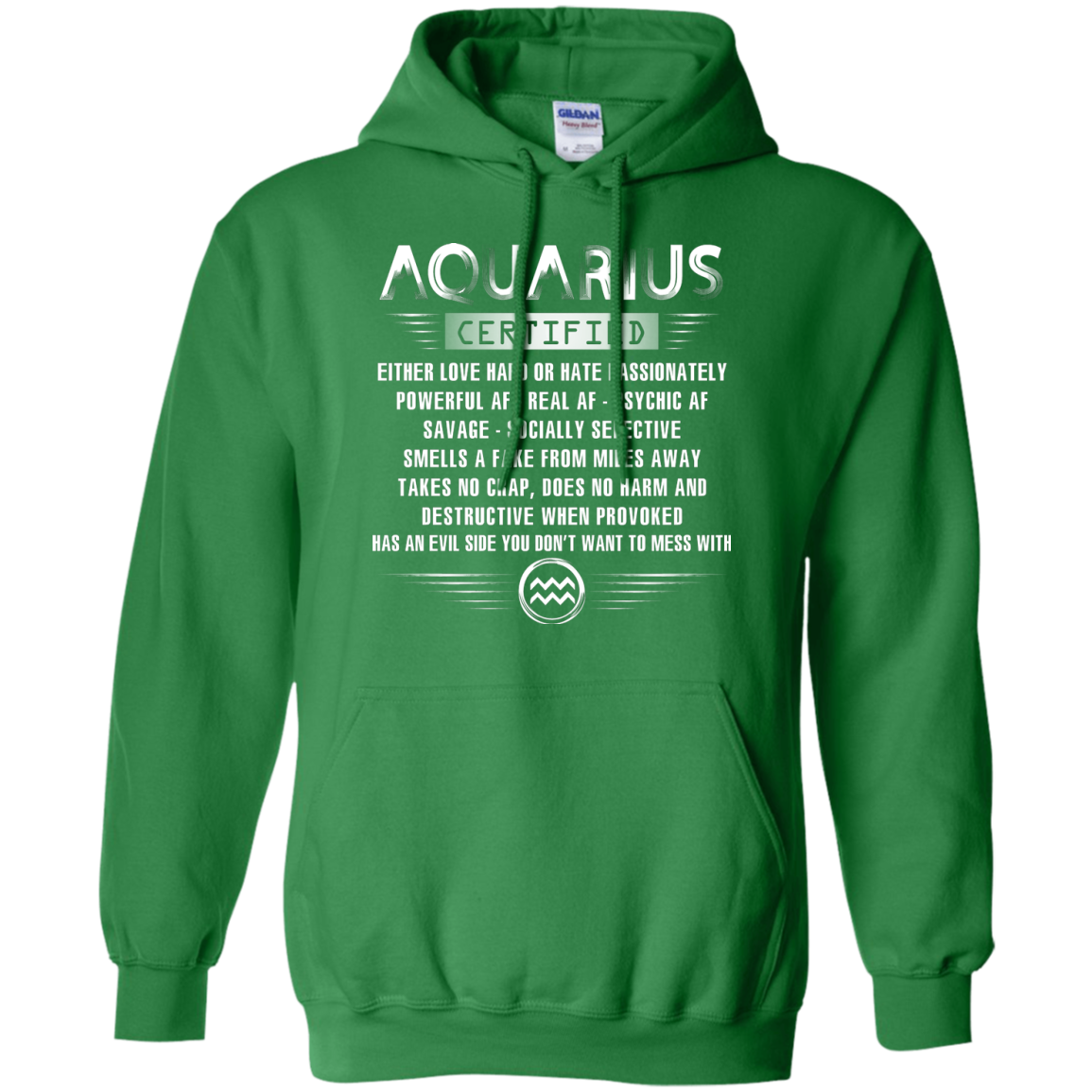 Aquarius Certified Either Love Hard Or Hate Passionately Powerful Af T-shirt