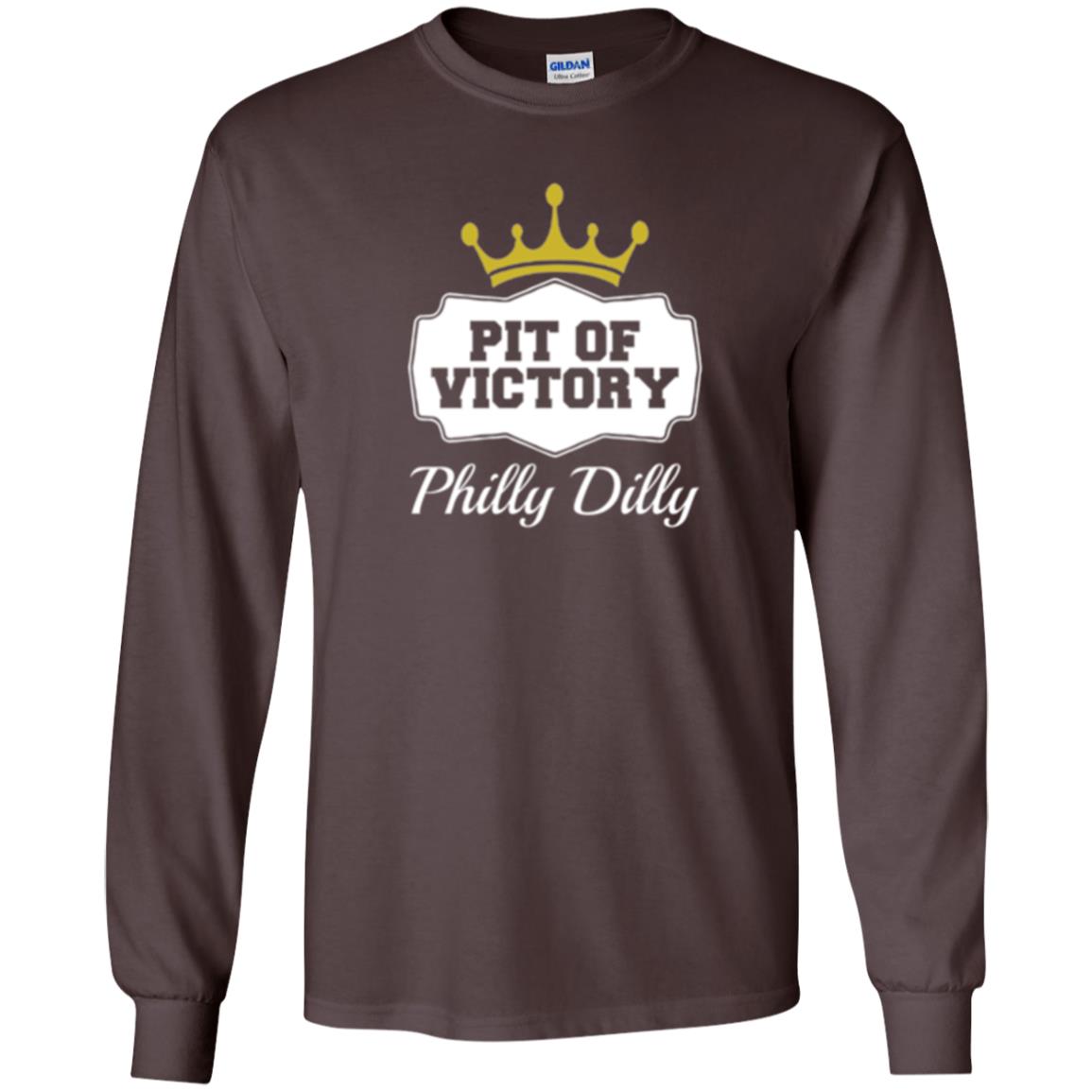 Football Lover T-shirt Philly Dilly Pit Of Victory T-shirt Dark Chocolate