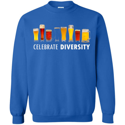 Beer Lovers T-shirt Celebrate Diversity Royal