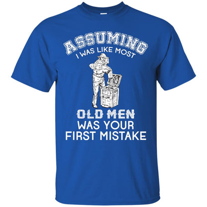 Assuming I Was Like Most Old Men Beekeeper T-shirt Royal