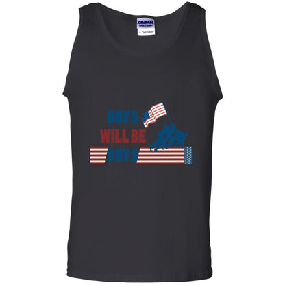 Boys Will Be Boys Military Shirt Black