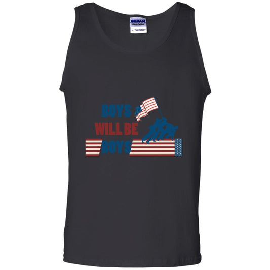 Boys Will Be Boys Military Shirt Black