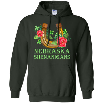 Horse Lover T-shirt Nebraska Shenanigans Forest Green