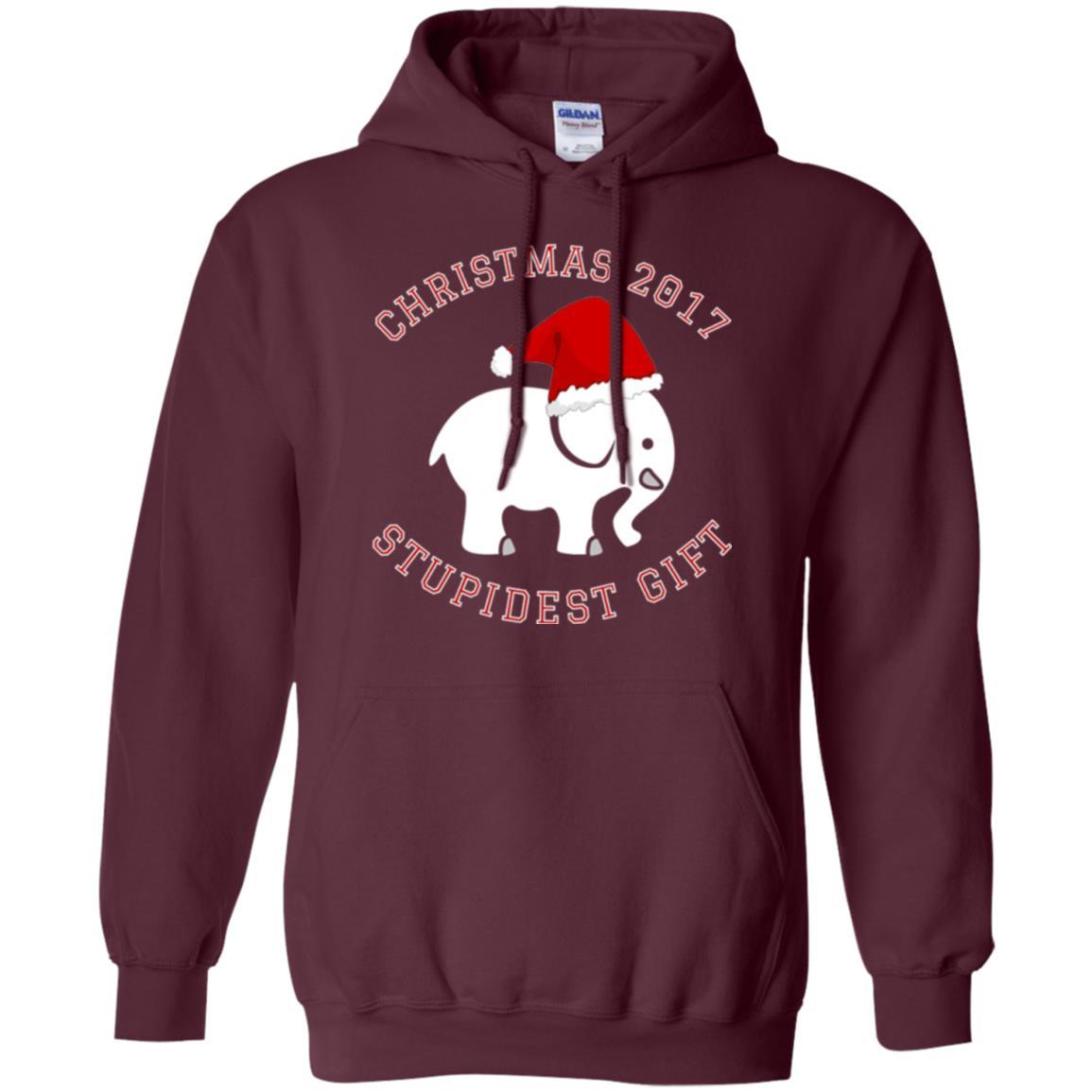 Elephant T-shirt Christmas 2017 T-shirt Maroon