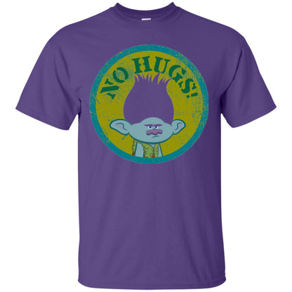 Dream Works_ Trolls No Hugs T-shirt Purple