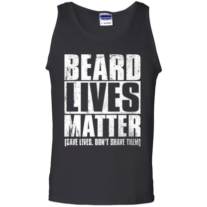 Beared Men T-shirt Beared Lives Matter Black