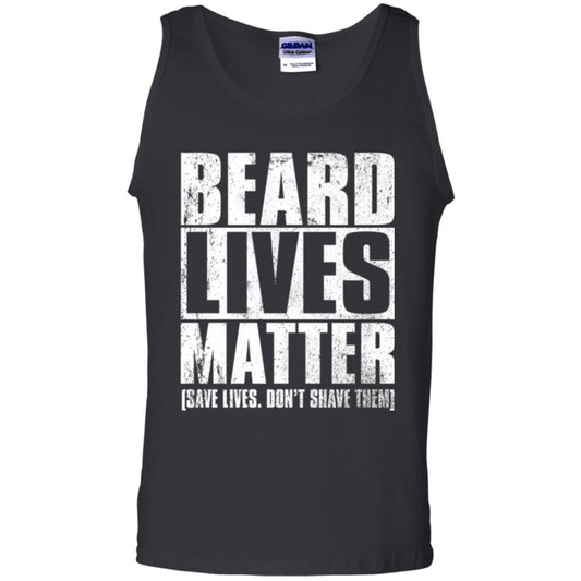 Beared Men T-shirt Beared Lives Matter Black