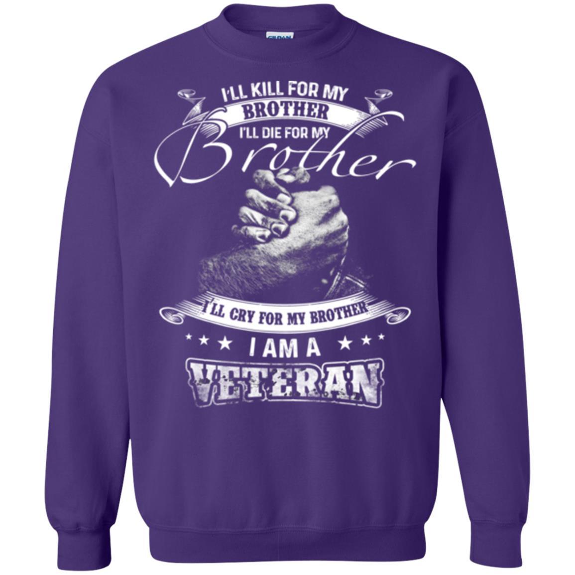 Veteran T-shirt I Am A Veteran Purple