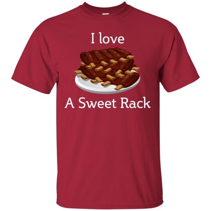 I Love A Sweet Rack Bbq Ribs T-shirt Cardinal