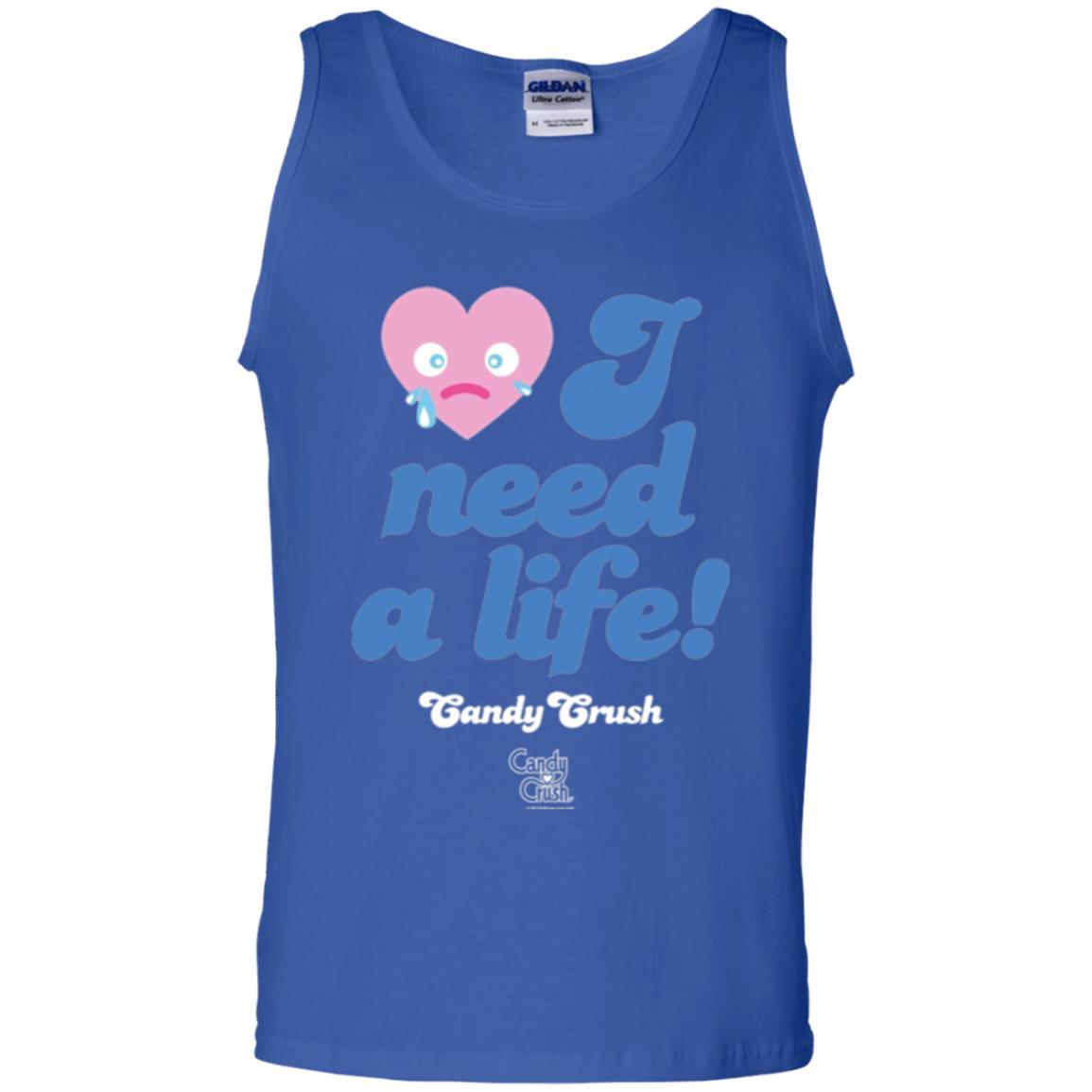 Gamer T-shirt I Need A Life T-shirt Royal