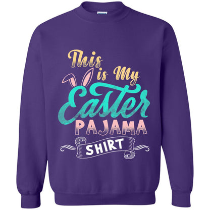 Easter T-shirt This Is Easter Pajama Shirt Purple