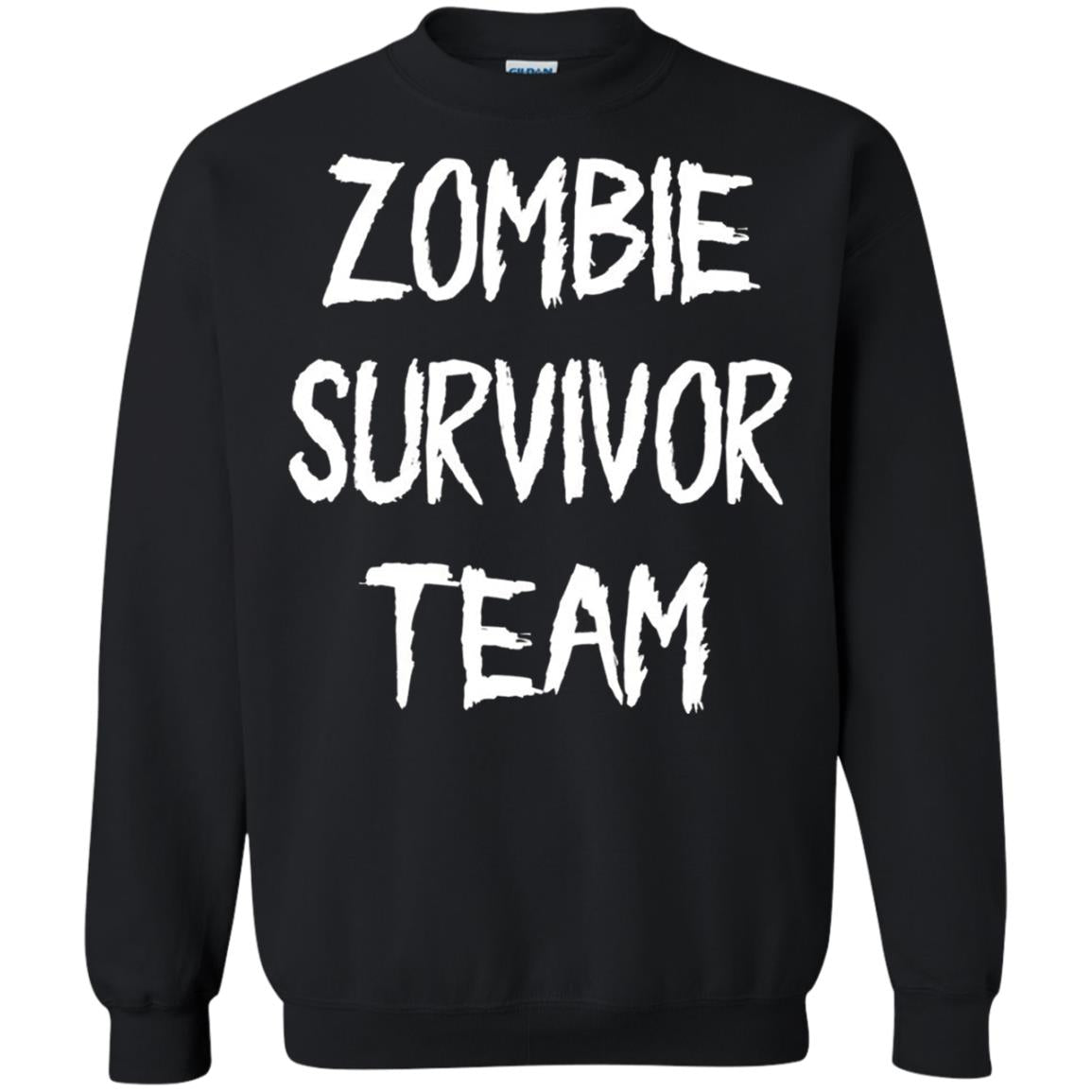Zombie Lover T-shirt Zombie Survivor Team Black