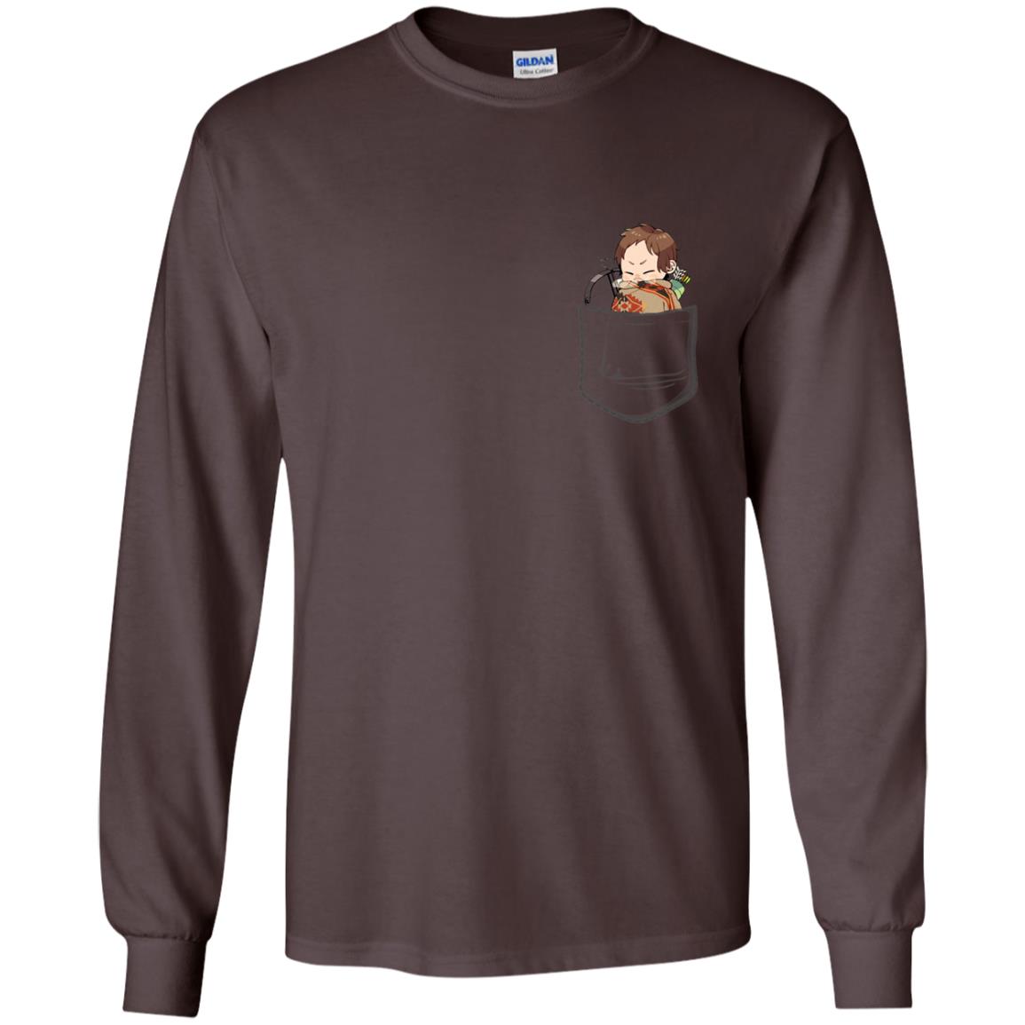 Daryl In Pocket Shirt Dark Chocolate