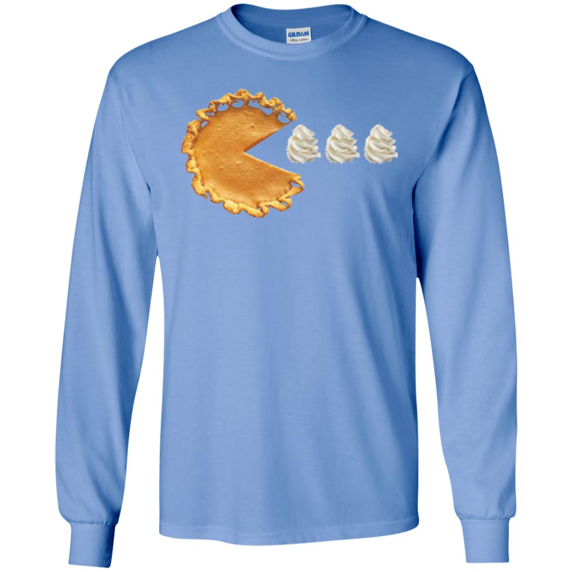 Pumpkin Pie Thanksgiving T-shirt Carolina Blue