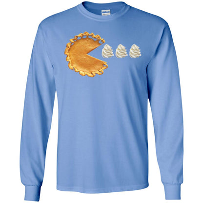 Pumpkin Pie Thanksgiving T-shirt Carolina Blue