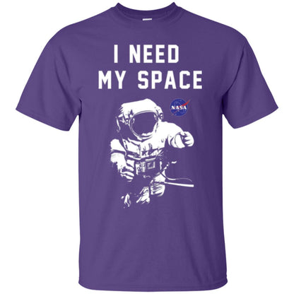 Faded Astronaut T-shirt I Need My Space Purple