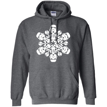 Christmas T-shirt Star Wars Stormtrooper Snowflake Dark Heather